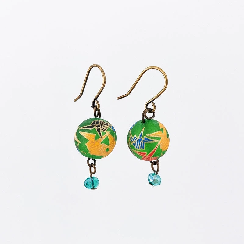 Japanese Style Earrings - Ball 2 Japanese Style Earrings - Ball - Image 2