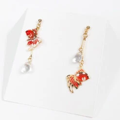 Goldfish Earrings -Nippon Life Market boucles doreilles japonaises goldfish 915