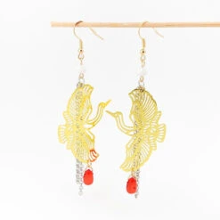 Crane Earrings - Tsuru