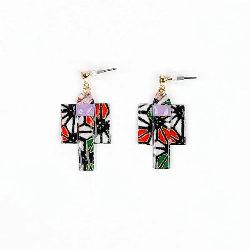 Japanese Kimono Earrings 2 Japanese Kimono Earrings - Image 2