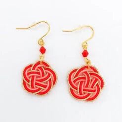 Japanese Knot Earrings -Nippon Life Market boucles doreilles noeud japonais 365