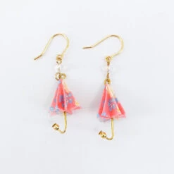 Umbrella Earrings - Pink -Nippon Life Market boucles doreilles ombrelle rose 734