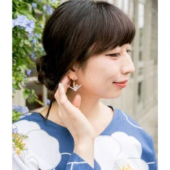 Origami Crane Earrings 5 Origami Crane Earrings -Nippon Life Market boucles doreilles origami 262