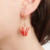 Origami Earrings - Aka