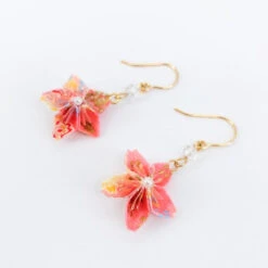 Cherry Blossom Earrings -Nippon Life Market boucles doreilles origami sakura 199