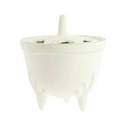 Cast Iron Incense Burner - Iwachu - White