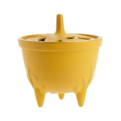 Cast Iron Incense Burner - Iwachu - Yellow