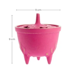 Cast Iron Incense Burner - Iwachu - Pink -Nippon Life Market bruleur dencens fonte iwachu rose 415