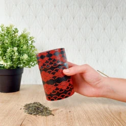 Bulk Tea Canister - Seigaiha 9 Bulk Tea Canister - Seigaiha -Nippon Life Market bulk tea canister seigaiha 330