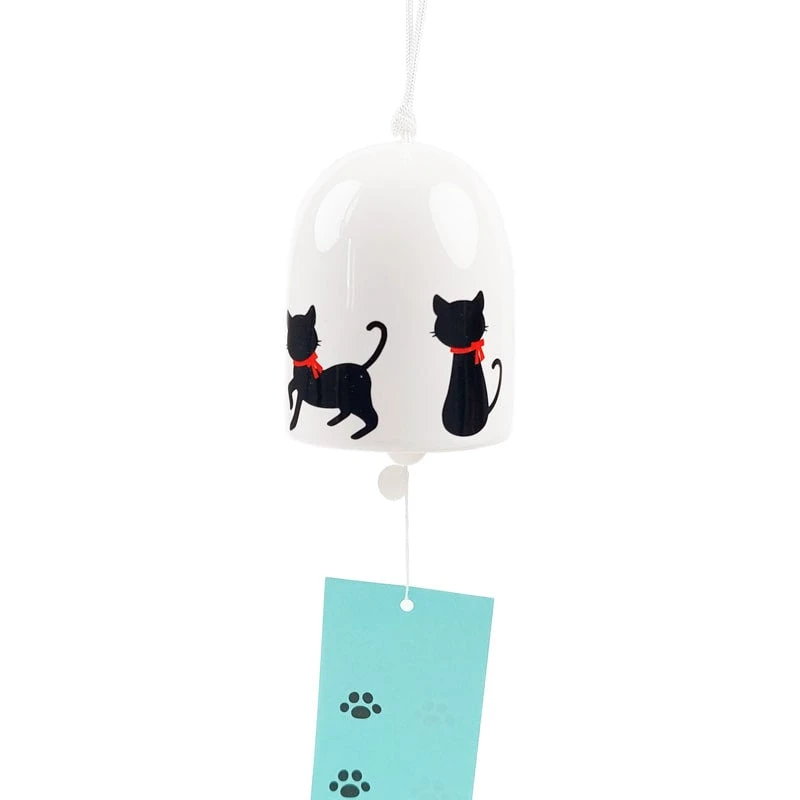 Japanese Wind Chime - Black Cat 2 Japanese Wind Chime - Black Cat - Image 2