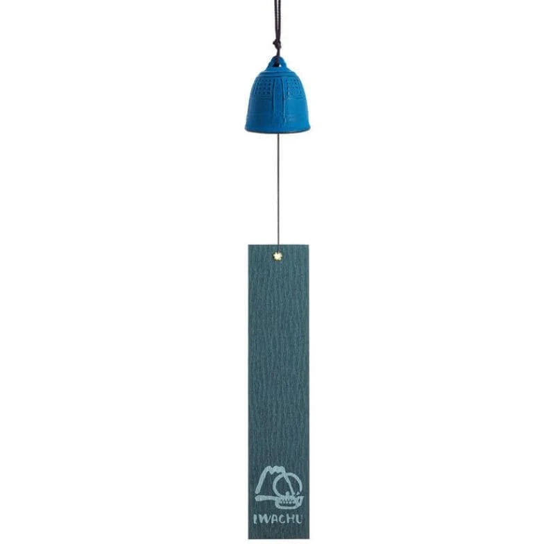 Cast Iron Wind Chime - Iwachu Blue - 2.2 In 2 Cast Iron Wind Chime - Iwachu Blue - 2.2 In - Image 2