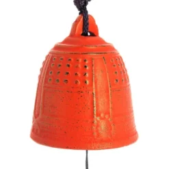 Cast Iron Wind Chime - Iwachu Red - 2.2 In