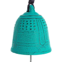 Cast Iron Wind Chime - Iwachu Turquoise - 2.2 In