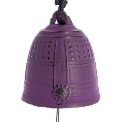 Cast Iron Wind Chime - Iwachu Violet - 2.2 In