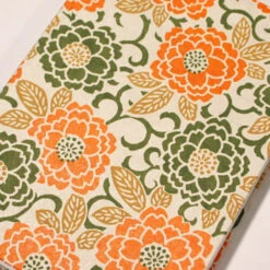 Japanese Stamp Book - Orange -Nippon Life Market carnet a tampons japonais orange 413