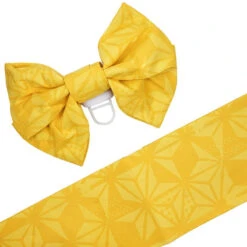 Yellow Obi Belt - Traditional -Nippon Life Market ceinture obi traditionnelle jaune 872