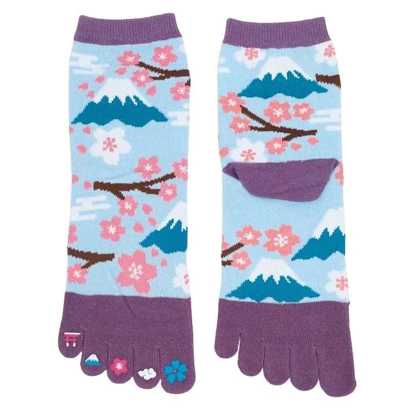 Toe Socks – Mount Fuji 4 Toe Socks – Mount Fuji - Image 4