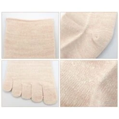 Five-Toe Socks - Natural Fiber -Nippon Life Market chaussettes japonaises 5 doigts fibres naturelles 292
