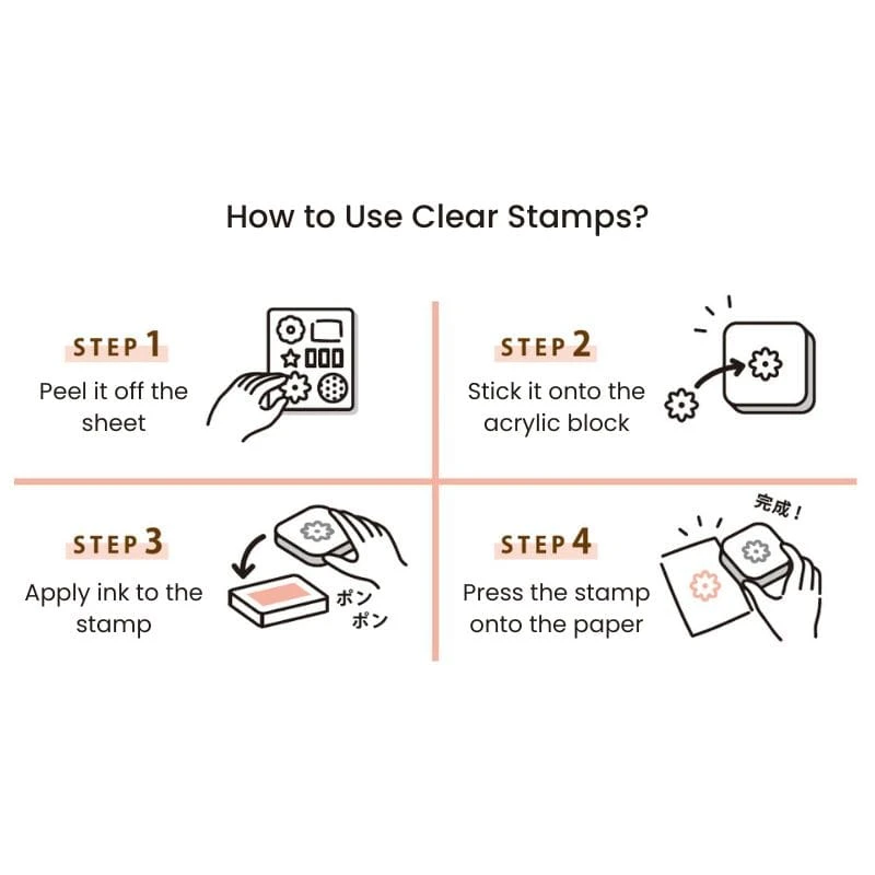 Clear Stamps - Japanese Fuku 3 Clear Stamps - Japanese Fuku - Image 3