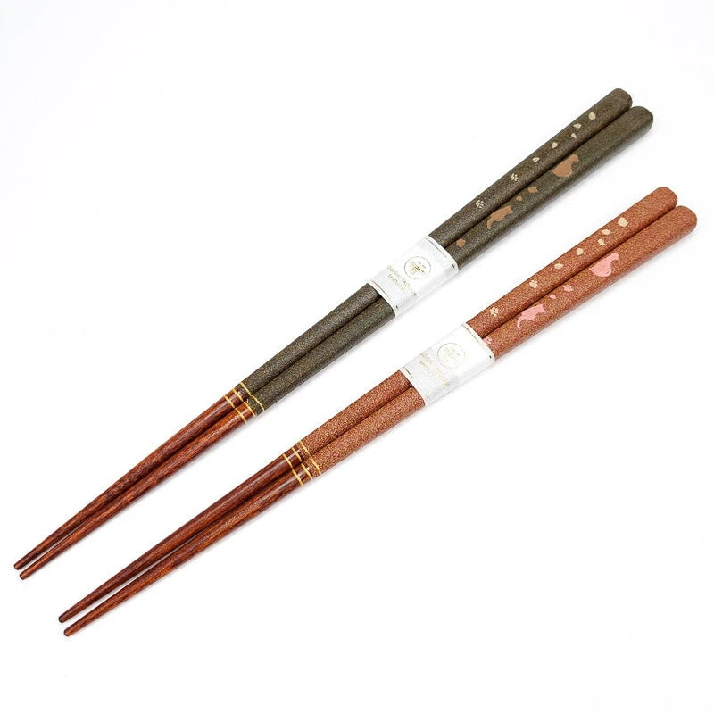 Japanese Chopsticks Set Cat 2 Japanese Chopsticks Set Cat - Image 2