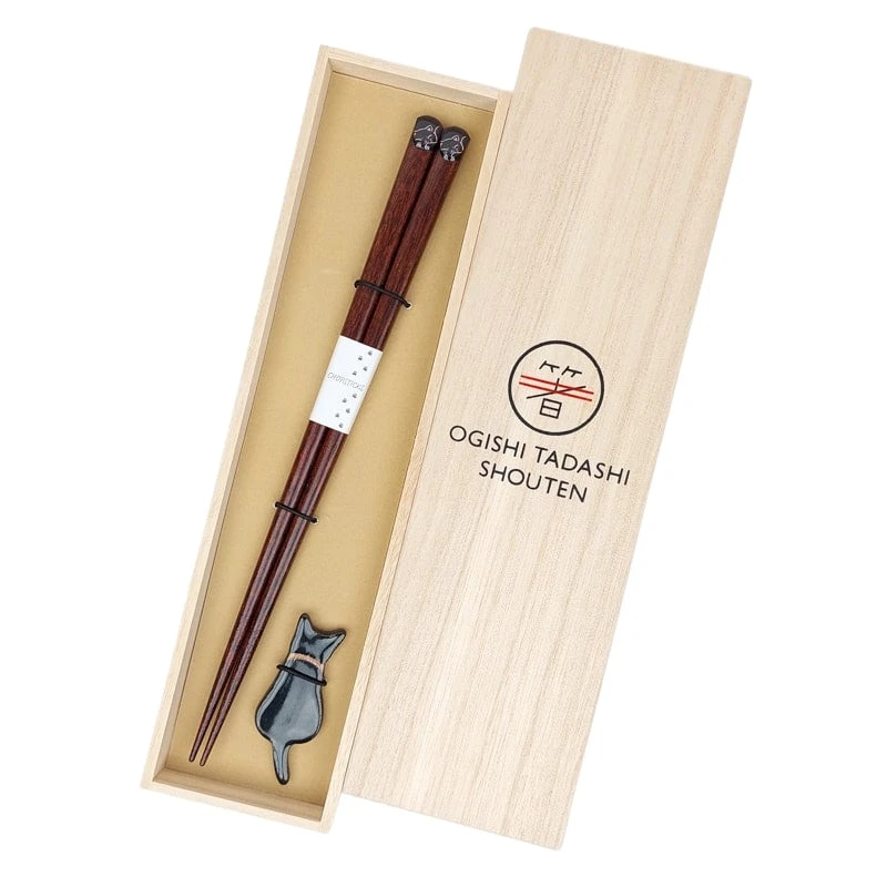 Black Cat Chopsticks Set 1 Black Cat Chopsticks Set