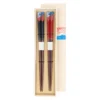 Mount Fuji Red Chopsticks Set