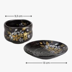 Matcha Bowl & Saucer Set -Nippon Life Market coffret matcha bol coupelle 472