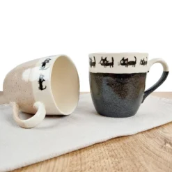 Cat Mugs 6 Cat Mugs -Nippon Life Market coffret mugs japonais chat 773