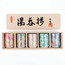 Japanese Tea Cup Gift Set -Nippon Life Market coffret tasses a the japonaises 832