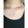 Gold Crane Necklace