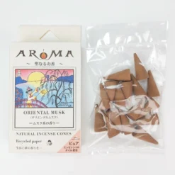 Oriental Musk Incense - Cone 6 Oriental Musk Incense - Cone -Nippon Life Market cone dencens musc oriental 633