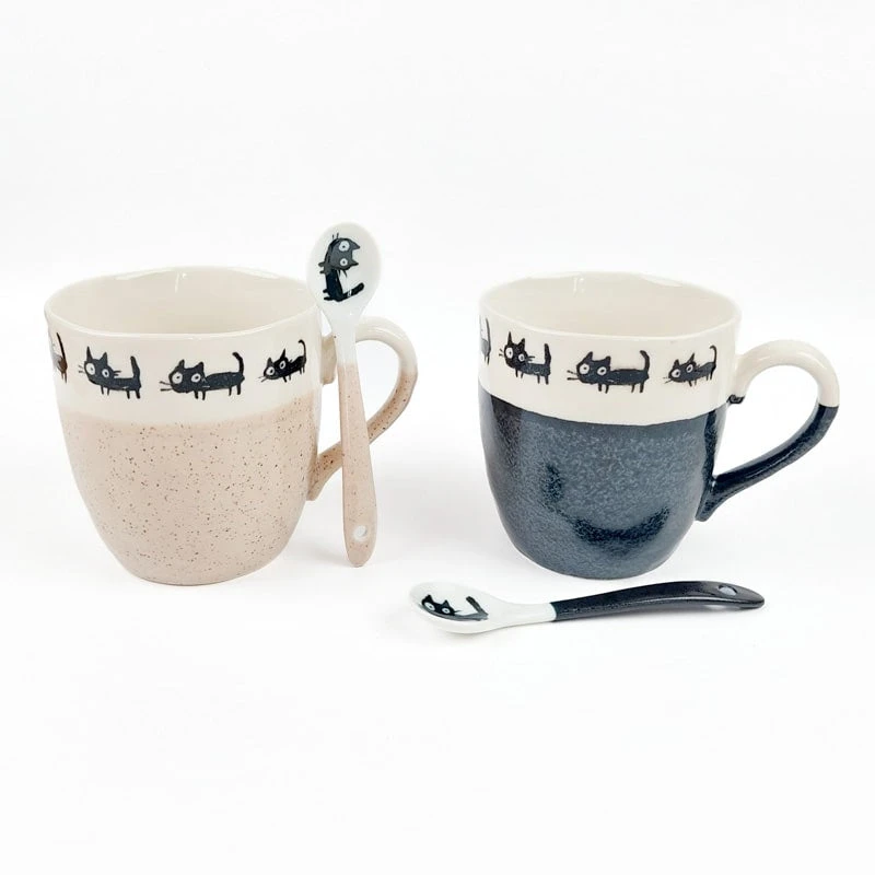 Cat Coffee Spoon - Black 5 Cat Coffee Spoon - Black - Image 5