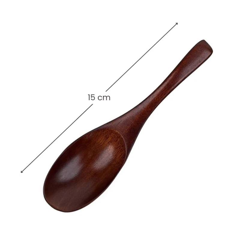 Wooden Ramen Spoon - Tsuyaki 2 Wooden Ramen Spoon - Tsuyaki - Image 2