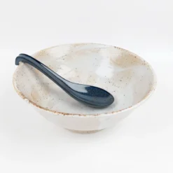 Japanese Ramen Spoon - Blue 16 Japanese Ramen Spoon - Blue -Nippon Life Market cuillere a ramen japonaise bleu 616