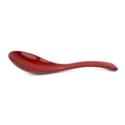 Red Ramen Spoon - Lacquered Resin 6 Red Ramen Spoon - Lacquered Resin -Nippon Life Market cuillere a ramen laquee resine rouge 104