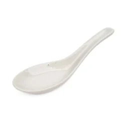 Porcelain Ramen Spoon - Kohiki White