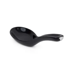 Black Porcelain Ramen Spoon 5 Black Porcelain Ramen Spoon -Nippon Life Market cuillere a ramen porcelaine noire 793