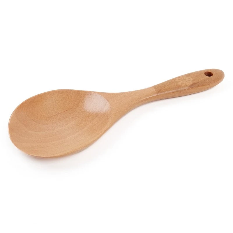Rice Spoon - Light Wood 3 Rice Spoon - Light Wood - Image 3