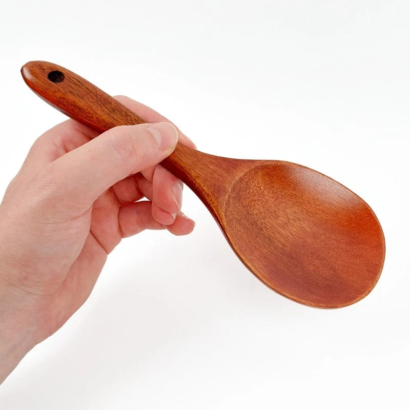 Japanese Wooden Rice Spoon 5 Japanese Wooden Rice Spoon - Image 5