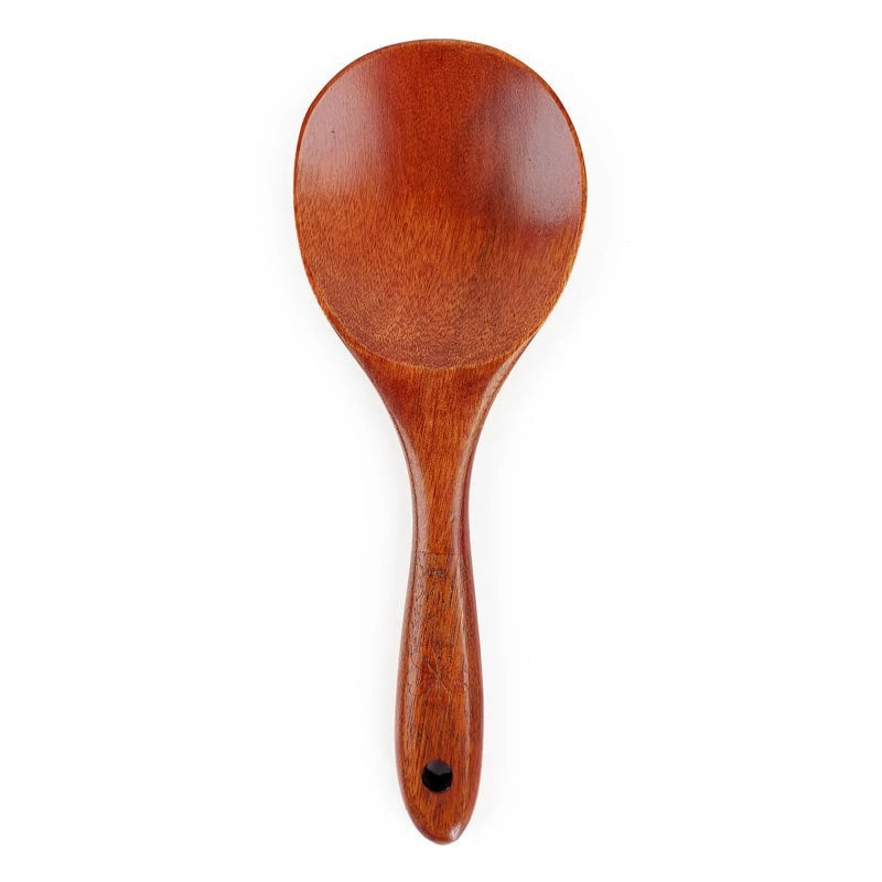 Japanese Wooden Rice Spoon 2 Japanese Wooden Rice Spoon - Image 2