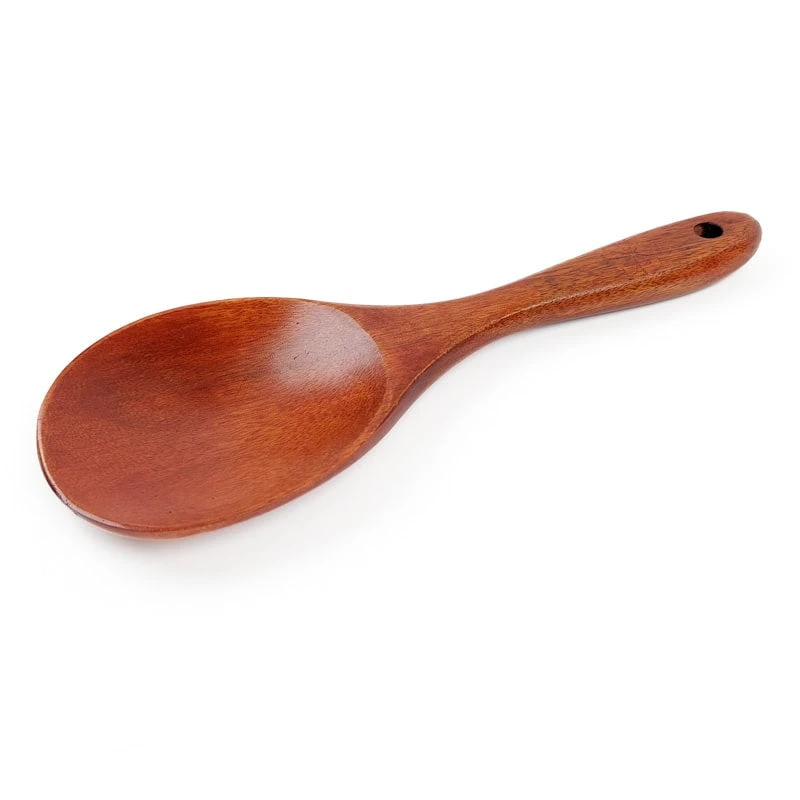 Japanese Wooden Rice Spoon 3 Japanese Wooden Rice Spoon - Image 3