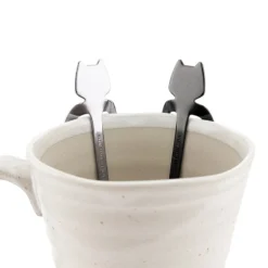 Japanese Tea Spoon - Black Cat 9 Japanese Tea Spoon - Black Cat -Nippon Life Market cuillere a the japonaise black cat 559
