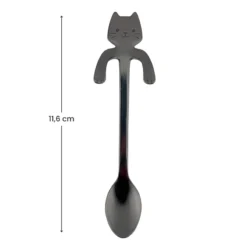 Japanese Tea Spoon - Black Cat 7 Japanese Tea Spoon - Black Cat -Nippon Life Market cuillere a the japonaise black cat 959
