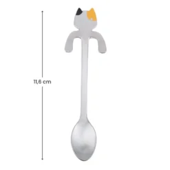 Japanese Tea Spoon - Neko Cat -Nippon Life Market cuillere a the japonaise neko cat 354