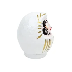 White Japanese Daruma – 3.5” To 5.9” -Nippon Life Market daruma japonais blanc 9 a 15 cm 425
