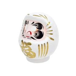 White Japanese Daruma – 3.5” To 5.9” -Nippon Life Market daruma japonais blanc 9 a 15 cm 451