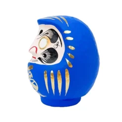 Japanese Daruma - Blue -Nippon Life Market daruma japonais bleu 511