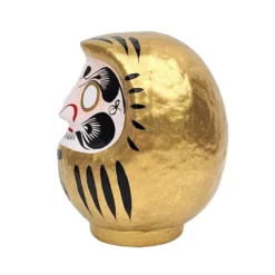 Gold Japanese Daruma – 3.5” To 5.9” 15 Gold Japanese Daruma – 3.5” To 5.9” -Nippon Life Market daruma japonais dore 9 a 15 cm 203