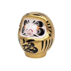 Gold Japanese Daruma – 3.5” To 5.9” 16 Gold Japanese Daruma – 3.5” To 5.9” -Nippon Life Market daruma japonais dore 9 a 15 cm 347