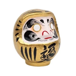 Gold Japanese Daruma – 3.5” To 5.9” 14 Gold Japanese Daruma – 3.5” To 5.9” -Nippon Life Market daruma japonais dore 9 a 15 cm 754